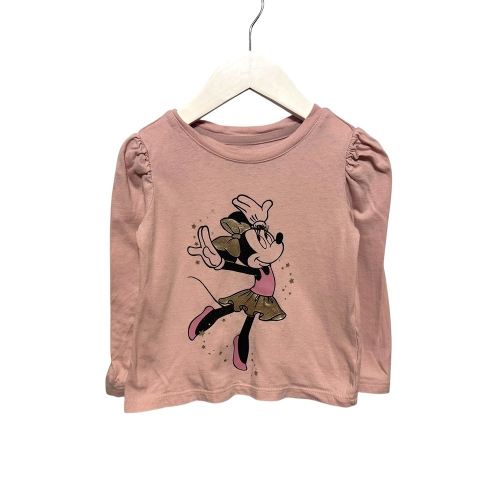 ⭐️ 5/$30 Gap Kids Disney Minnie Mouse LS Shirt size 2 Years
